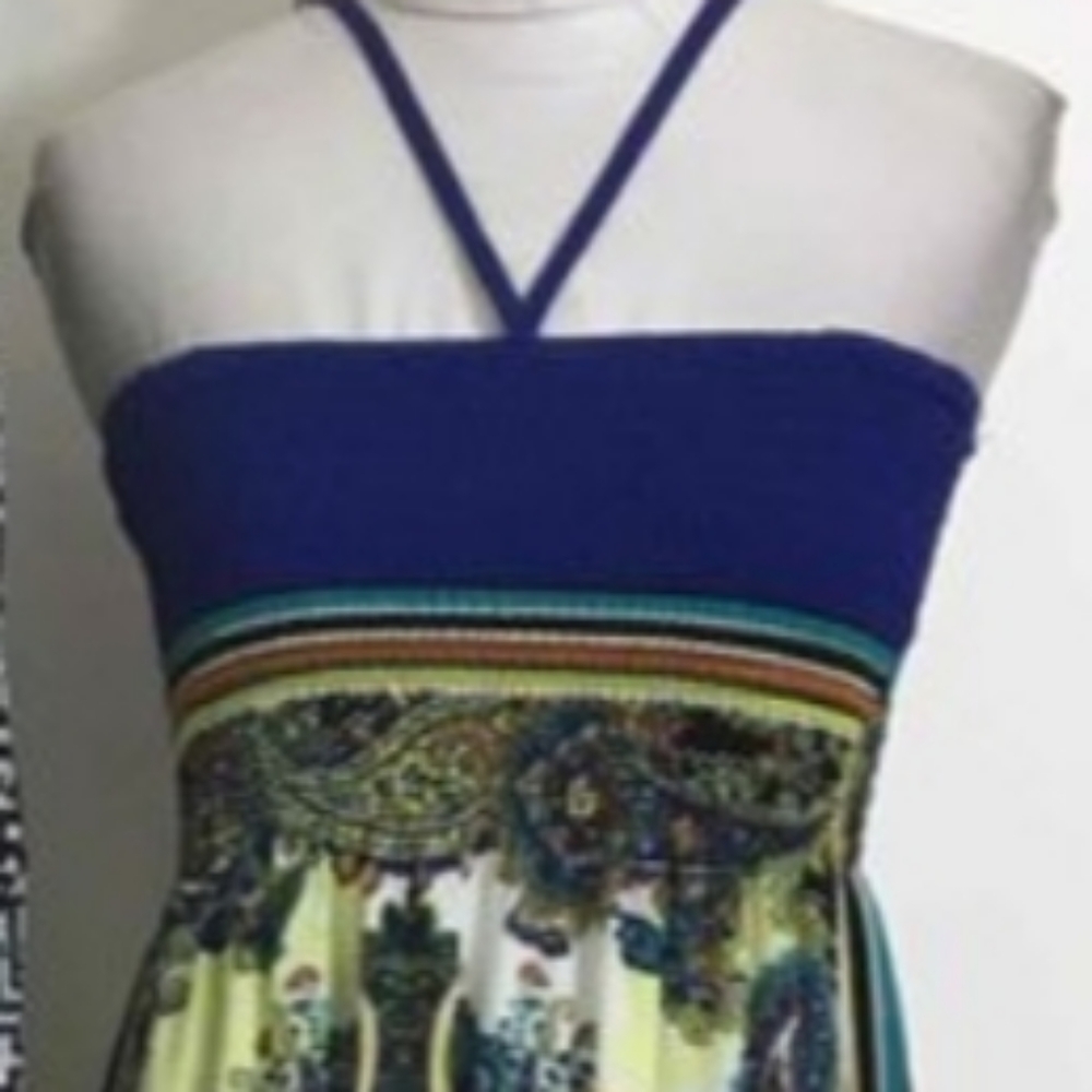 NWT colorful beachwear dress
